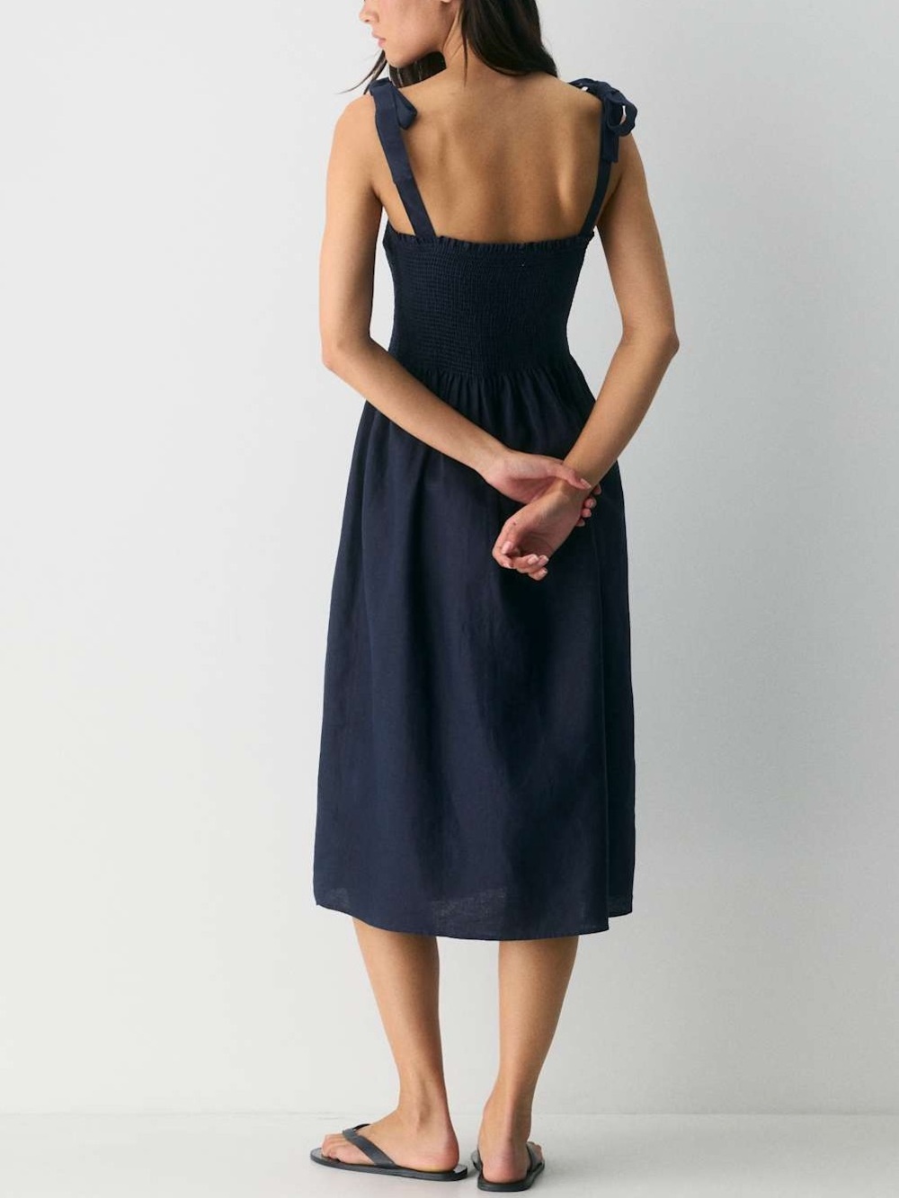 Wilfred Golden Hour Linen Dress - Picture 5 of 7
